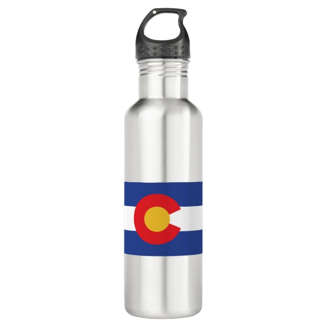COLORADO-FLAG 710 ML WATER BOTTLE (Front)