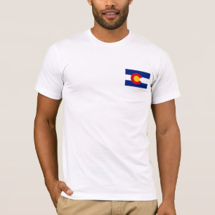 Colorado Flag and Mountains Shirt