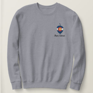 Colorado Flag Aspen Leaf Sweatshirt