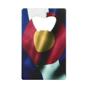 Colorado Flag Bottle Opener Credit Card Size Credit Card Bottle Opener