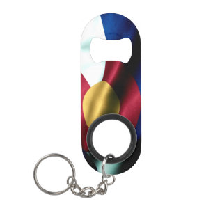 Colorado Flag Bottle Opener Key Chain Keychain Bottle Opener