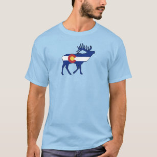 Colorado Flag Elk T-Shirt