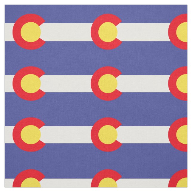 COLORADO Flag Fabric (Swatch)