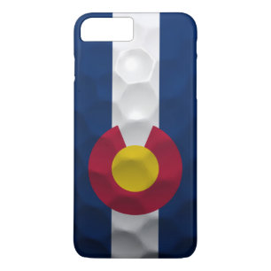 Colorado Flag Golf Ball Pattern Case-Mate iPhone Case