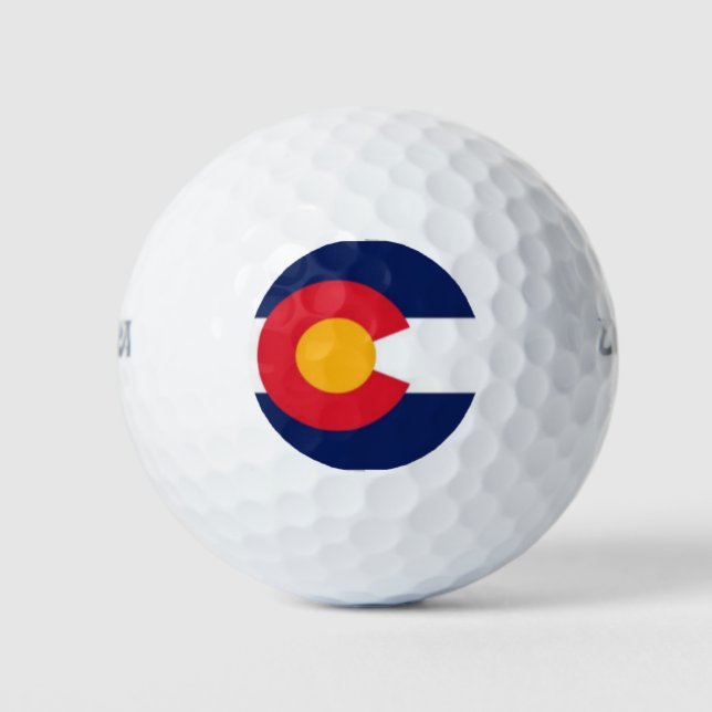 COLORADO FLAG GOLF BALLS (Front)
