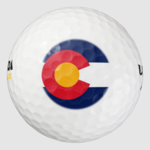COLORADO FLAG GOLF BALLS