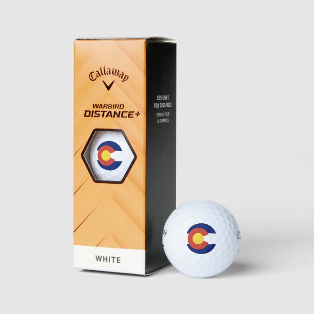 Colorado Flag Golf Balls (Packaging)