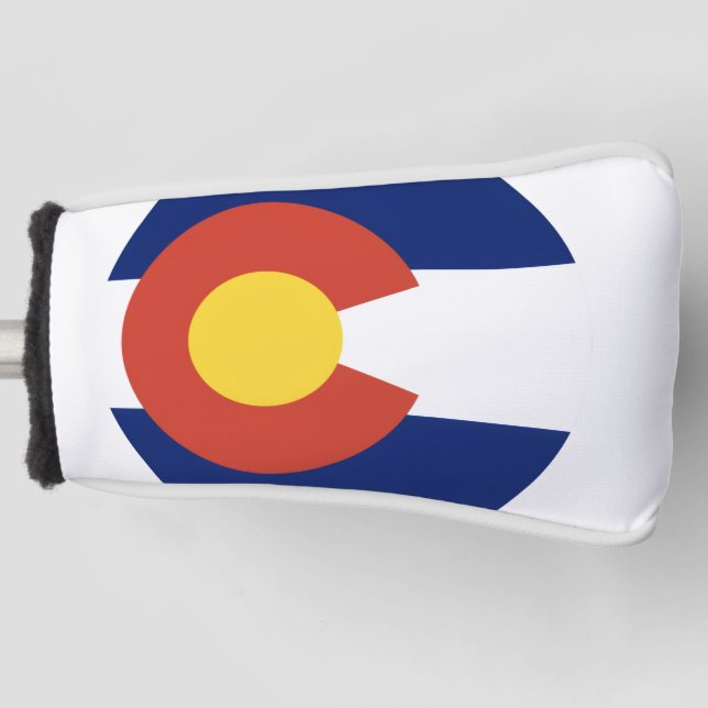 Colorado Flag Golf Head Cover (Front)