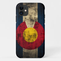Colorado Flag Grunge iPhone 5 Barely Case
