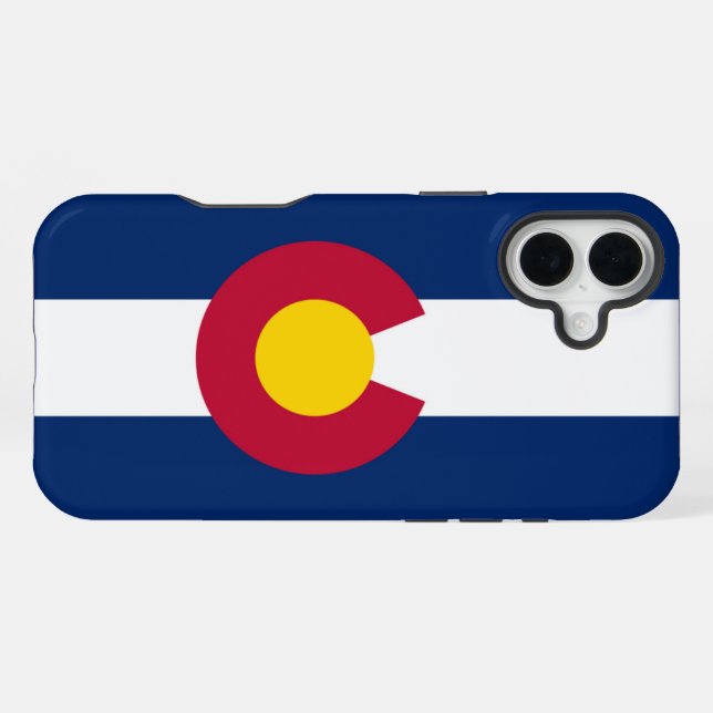 Colorado flag iPhone case (Back Horizontal)