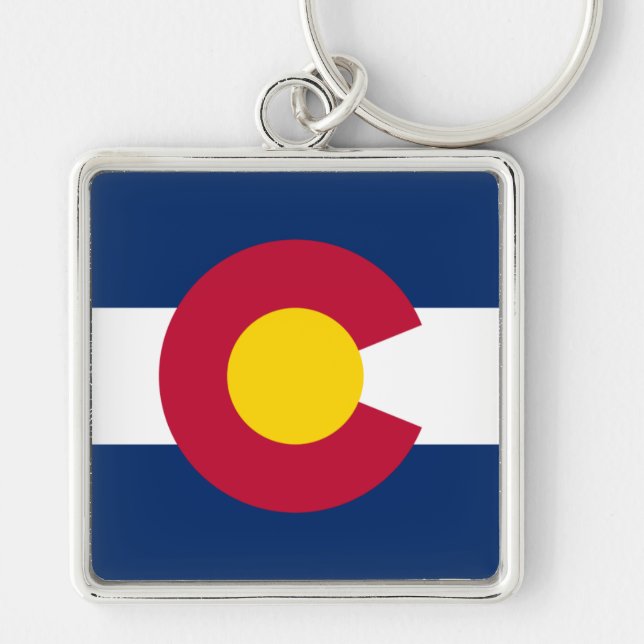 Colorado Flag Keychain (Front)