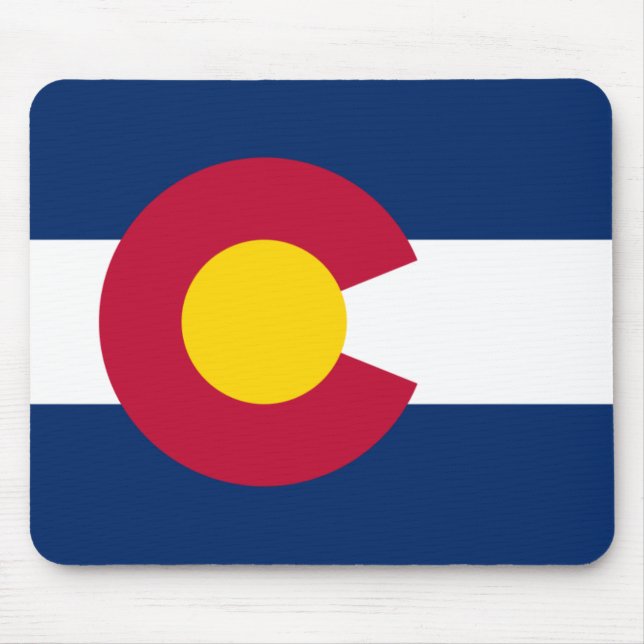 Colorado Flag Mouse Pad (Front)
