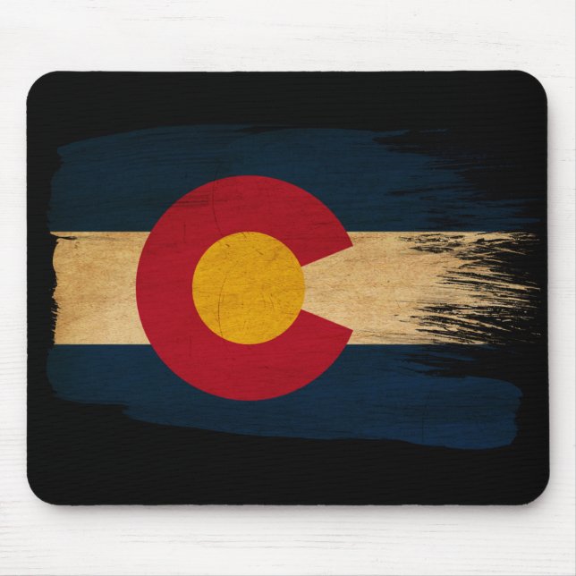 Colorado Flag Mouse Pad (Front)