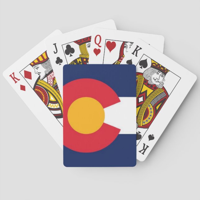 COLORADO FLAG PLAYING CARDS (Back)
