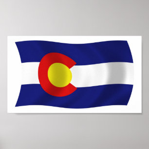 Colorado Flag Poster Print