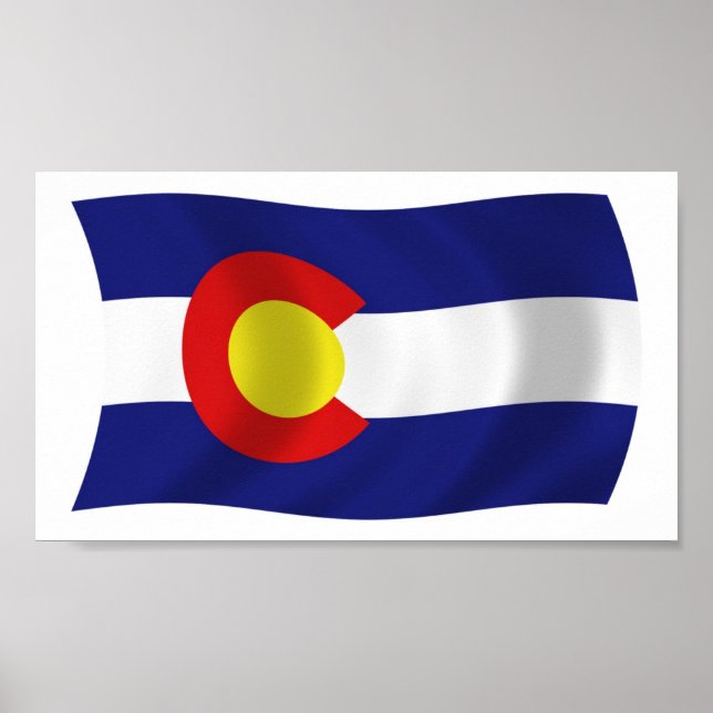 Colorado Flag Poster Print (Front)