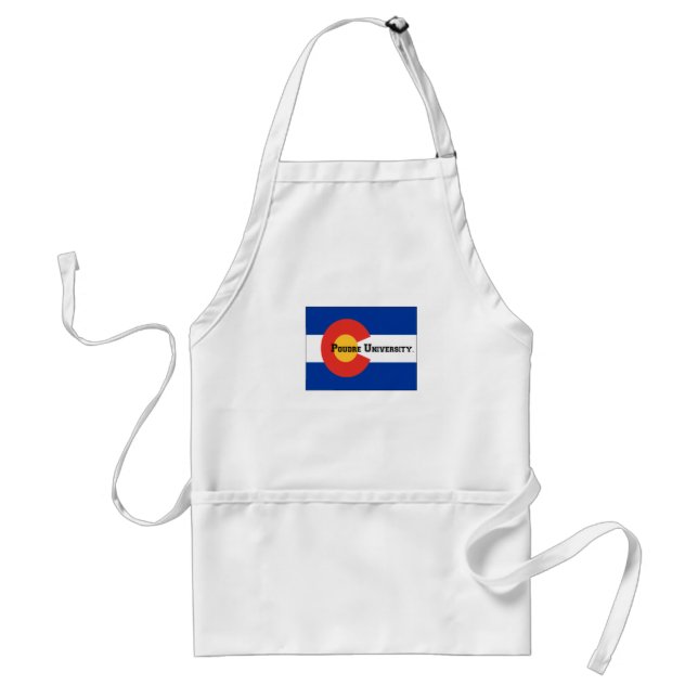 Colorado Flag Poudre University Apron (Front)