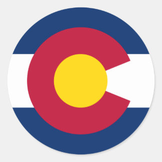 Colorado Flag Rectangular Sticker