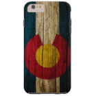 Colorado Flag rustic wood