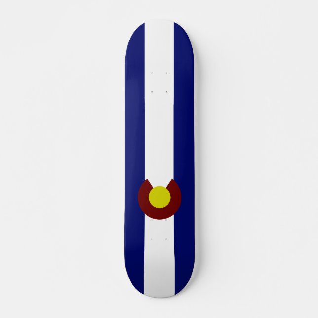 Colorado flag skateboard (Front)