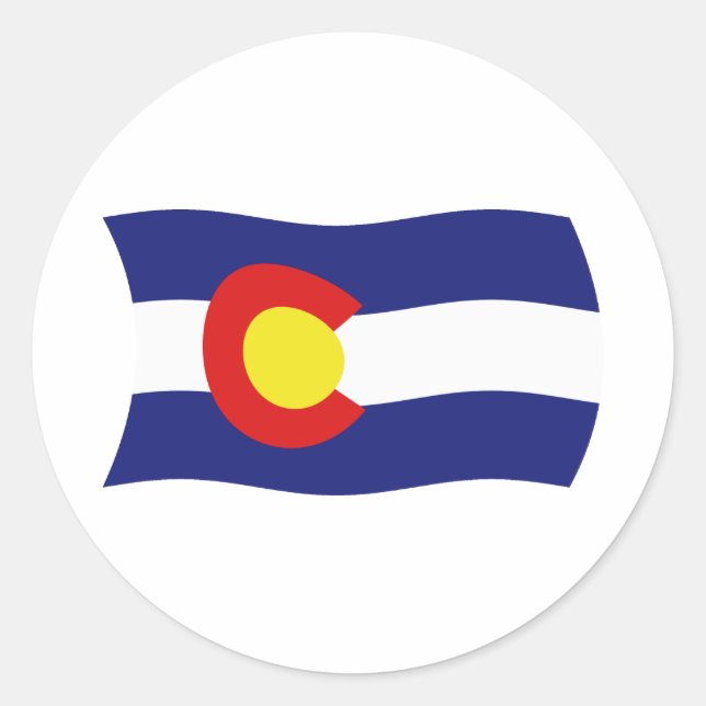 Colorado Flag Sticker (Front)