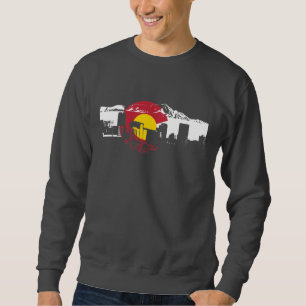 Colorado Flag T-Shirt - Denver Skyline - Rockies Sweatshirt