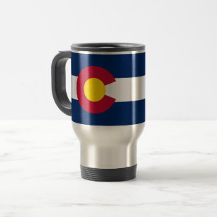 Colorado Flag Travel Mug
