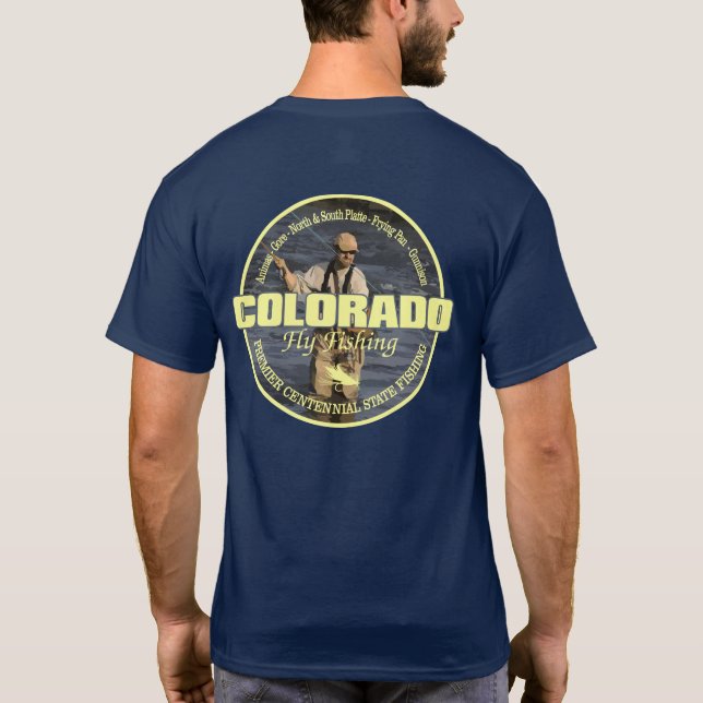 Colorado Fly Fishing T-Shirt (Back)