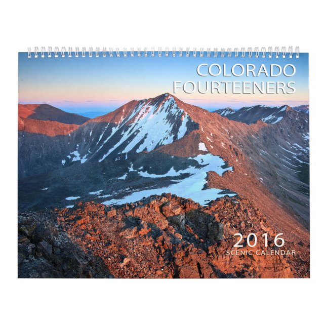 Colorado Fourteeners Calendrier 2016 (Protection)