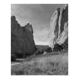 Colorado Garden of the Gods Red Cliffs Park Poster