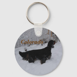 Colorado Gordon Setter Keychain
