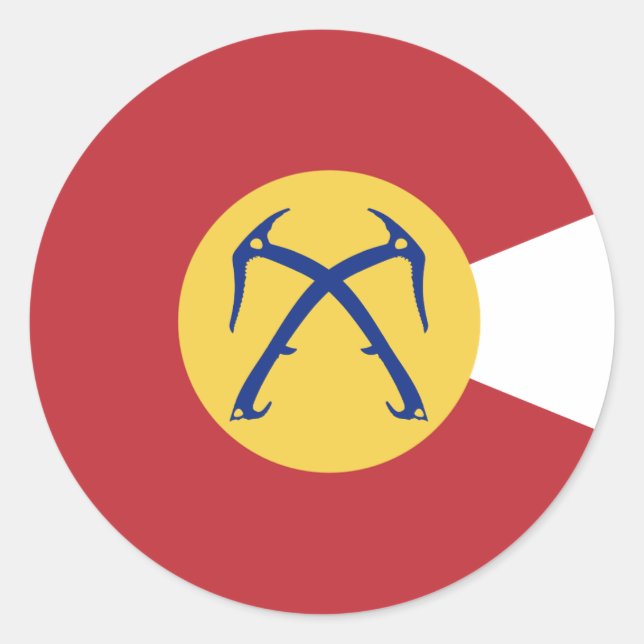 Colorado Ice Tools Classic Round Sticker (Front)