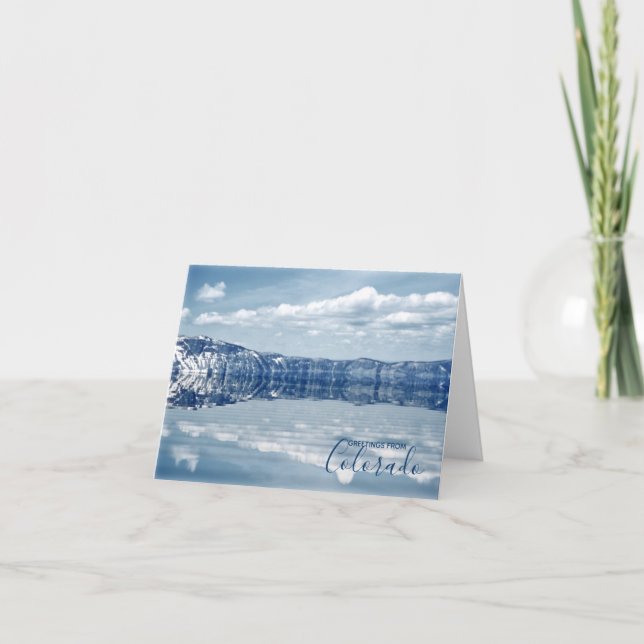 Colorado Landscape Greetings Card (Front)