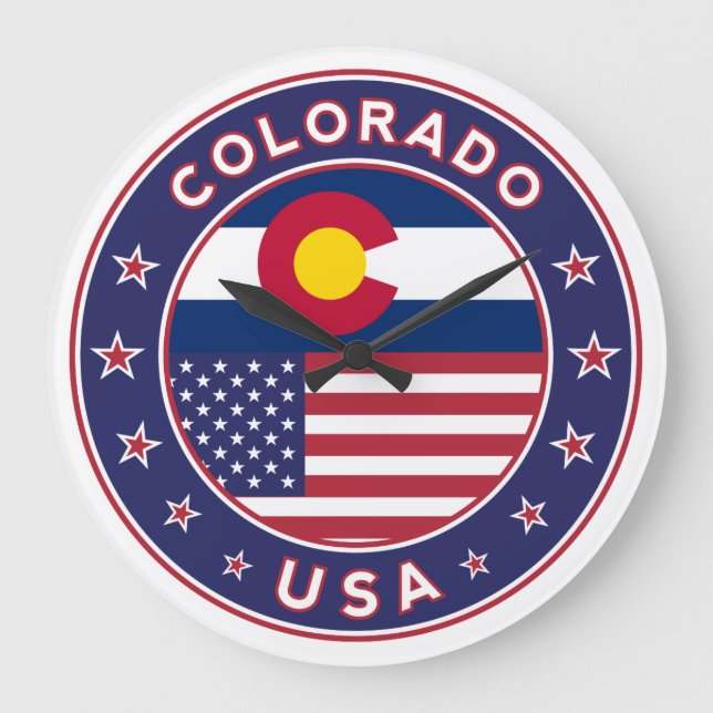 Colorado Large Clock (Front)