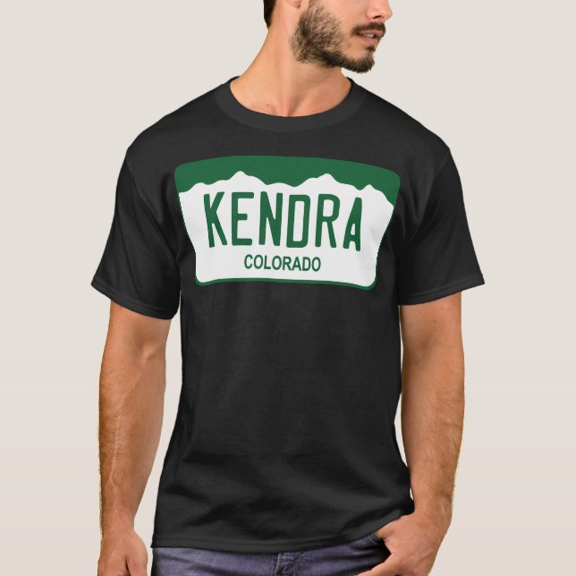 Colorado License Plate - T-Shirt (Front)