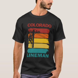 Colorado Line Electrician Electrical T-Shirt