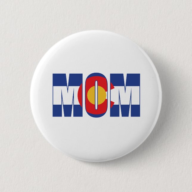 Colorado-MOM 2 Inch Round Button (Front)