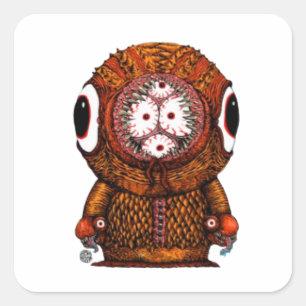 Colorado Monster Square Sticker