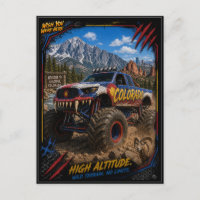 Colorado Monster Truck Off Road Art