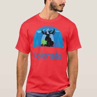 Colorado Moose Camping Wildlife Camping T-Shirt