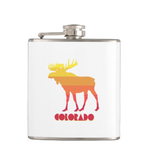 Colorado Moose Hip Flask