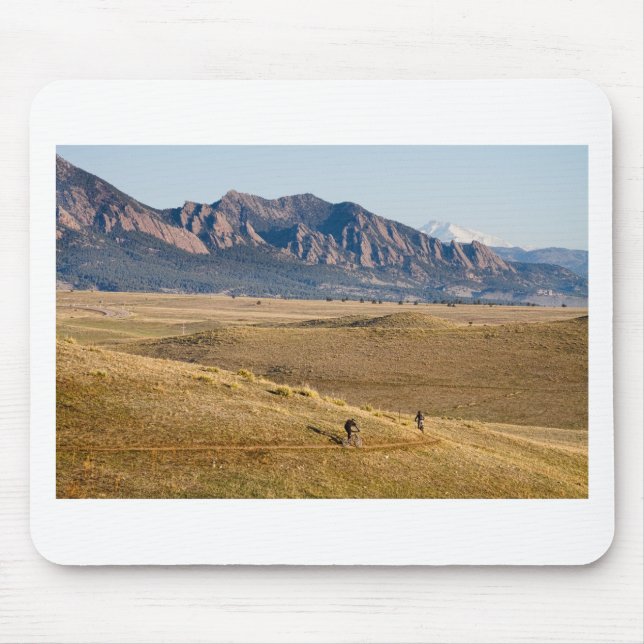 Colorado Mountain Biking Fun Mouse Pad (Front)