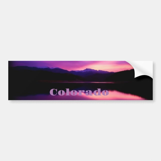 Colorado Mountain II Bumper Sticker (Front)
