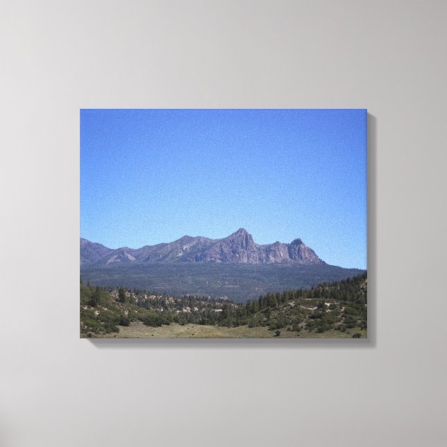 Colorado Mountain Landscape Colour 16x20 Canvas Print (Front)