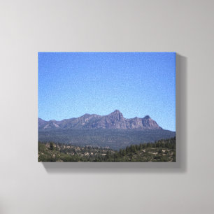 Colorado Mountain Landscape Colour 8x10 Canvas Print