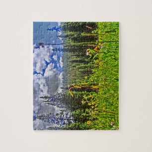 Colorado mountain meadow scenic puzzle