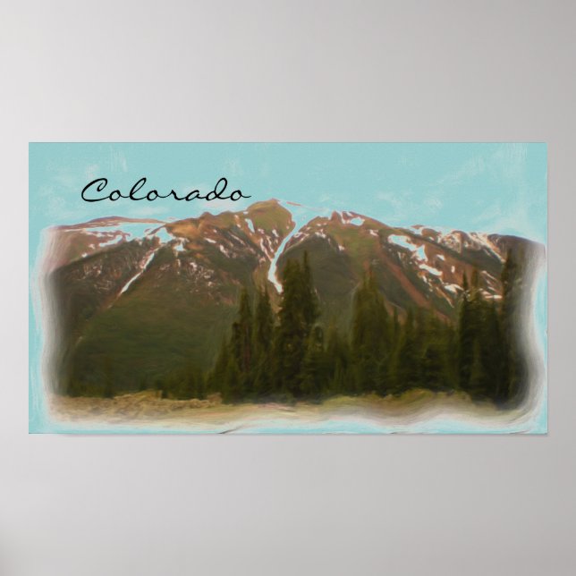Colorado mountain poster (Front)