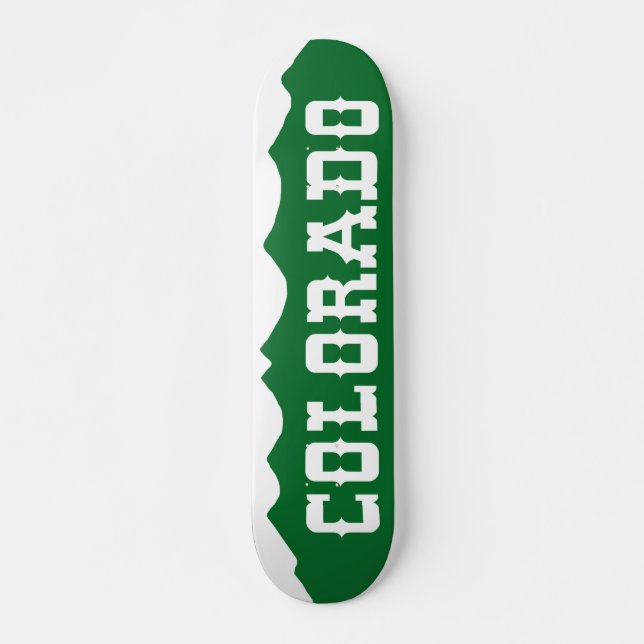Colorado Mountain Range Skate Deck (Front)
