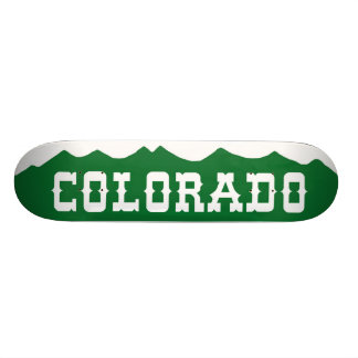 Colorado Mountain Range Skate Deck