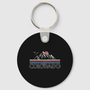 Colorado Mountain State Flag Tee Rocky Mountains S Keychain